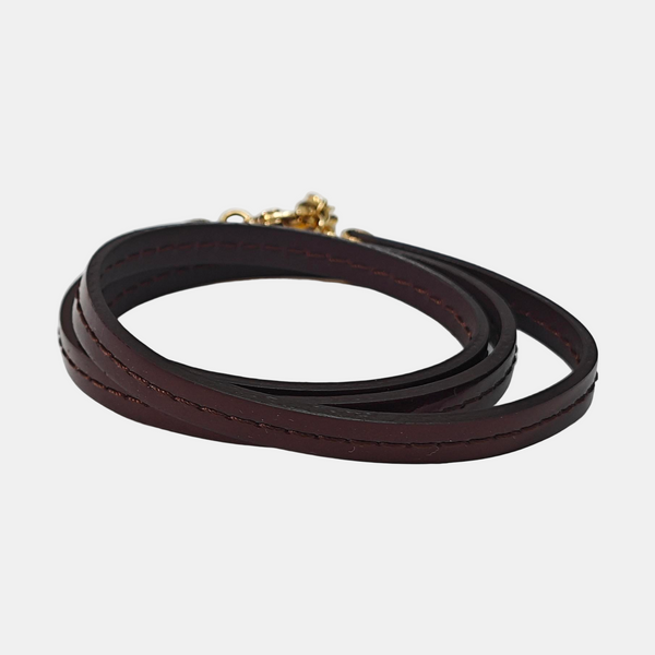 Leather Brown Bangle