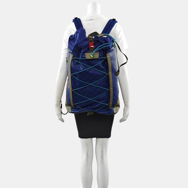 GM Monogram Coated Canvas Blue