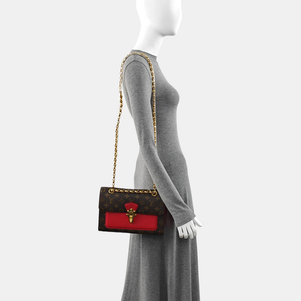VICTOIRE Monogram Coated Canvas Brown