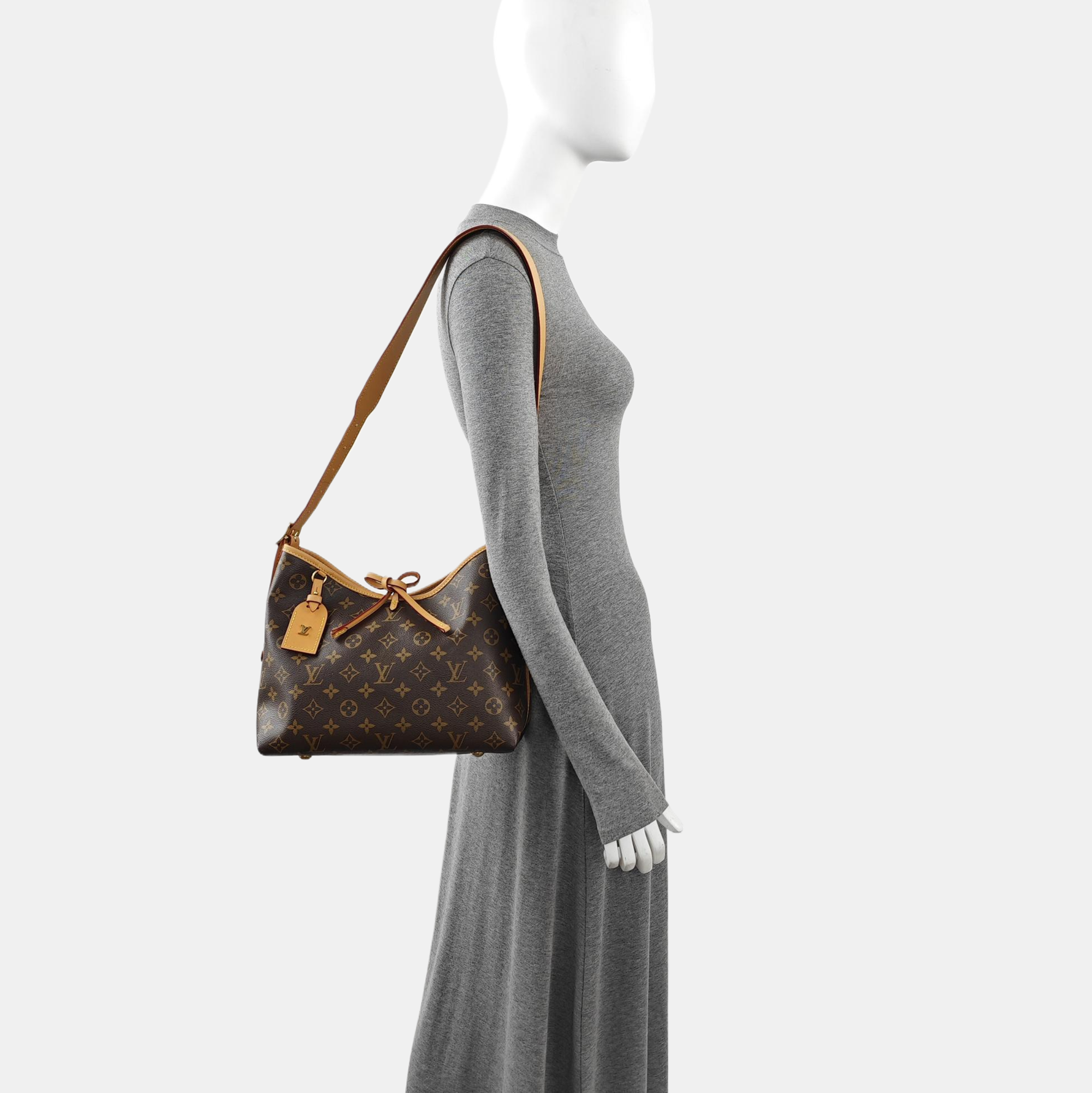 CARRYALL PM Monogram Coated Canvas Brown