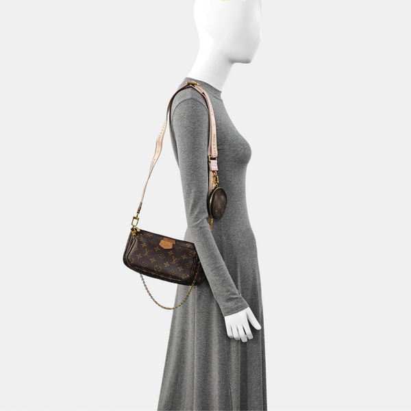 MULTI Monogram Coated Canvas Brown