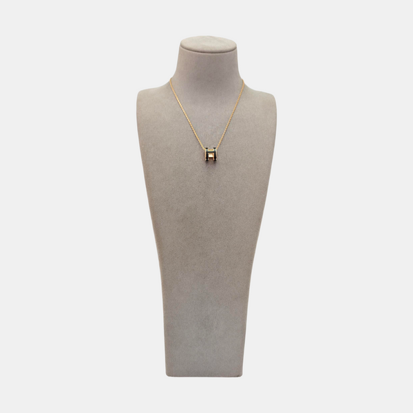 Pop H Metal Rose Gold Necklace