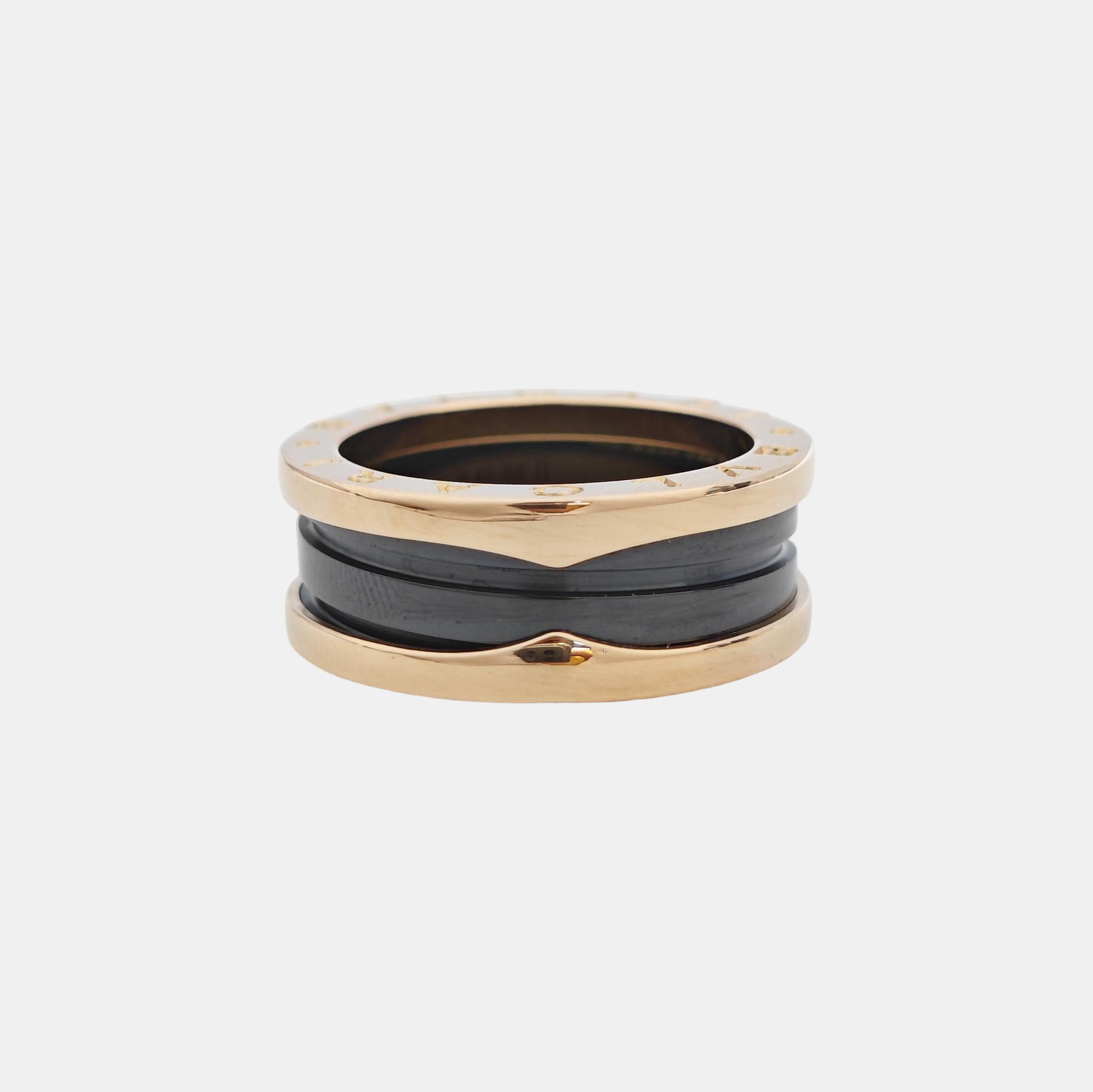 B.ZERO1 18k Rose Gold Ring EU 54