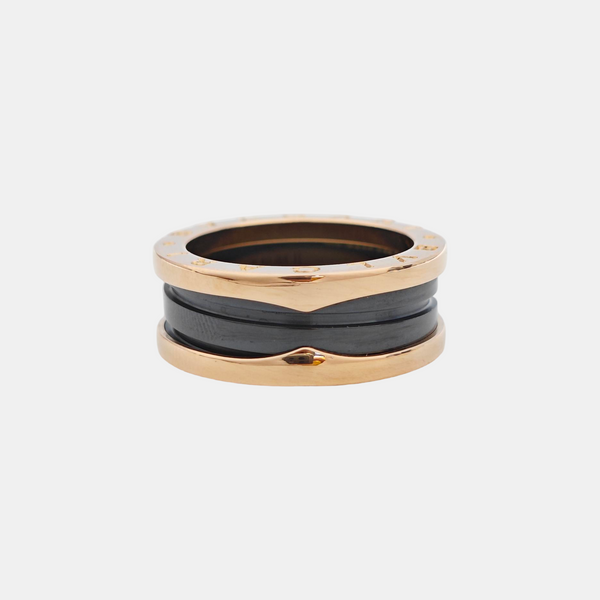 B.ZERO1 18k Rose Gold Ring EU 54
