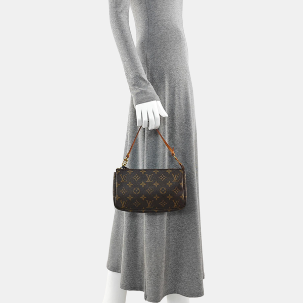 ACCESSOIRES Monogram Coated Canvas Brown