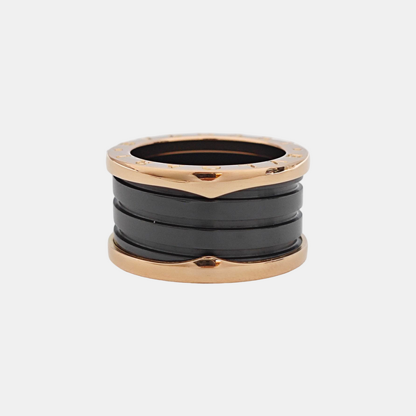 B.ZERO1 18k Rose Gold Ring EU 53