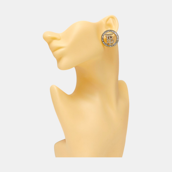 Metal Gold Clip On Earrings