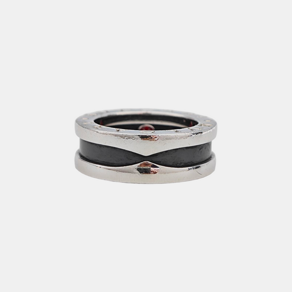 B.ZERO1 925 Sterling Silver Ring EU 45