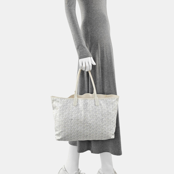 Saint Louis PM Coated Canvas White