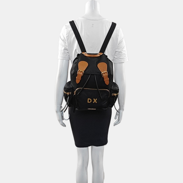 The Rucksack Medium Nylon Black