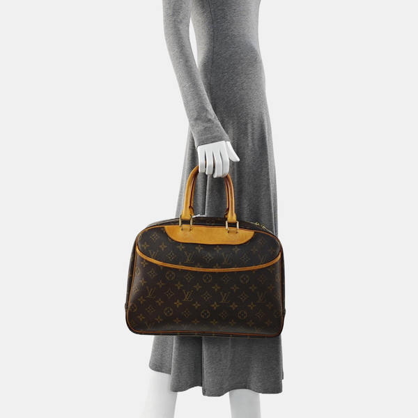 DEAUVILLE Monogram Coated Canvas Brown