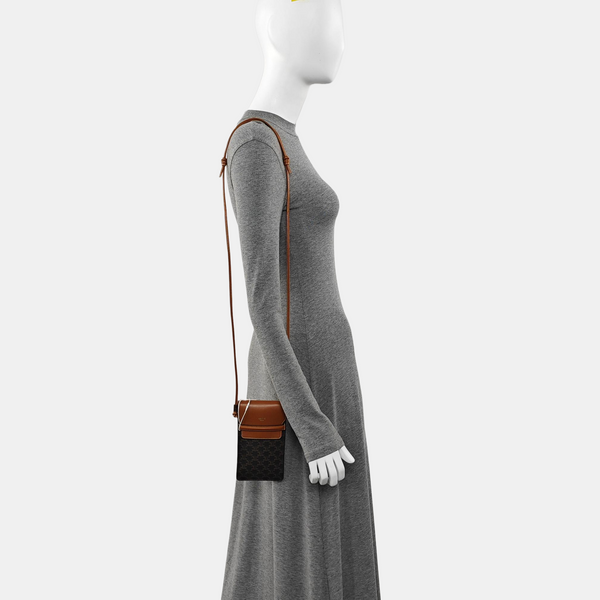 Lona Estampada TRIOMPHE Marrón