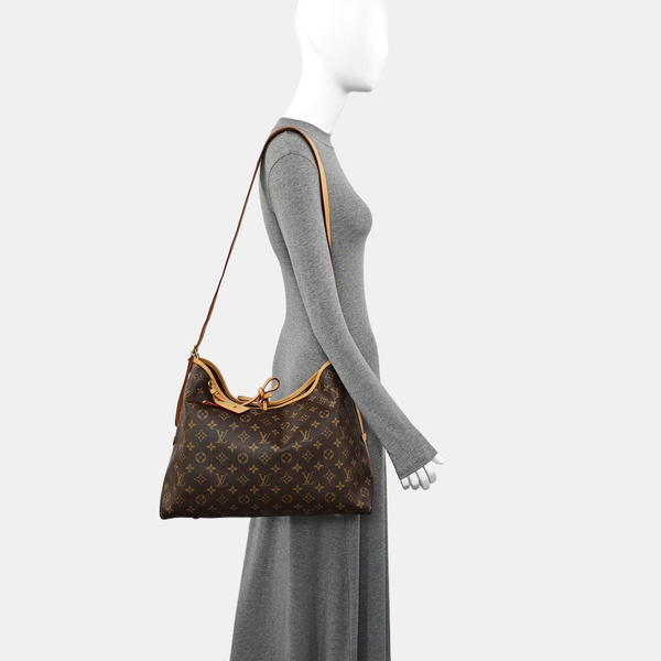 CARRYALL MM Monogram Coated Canvas Brown