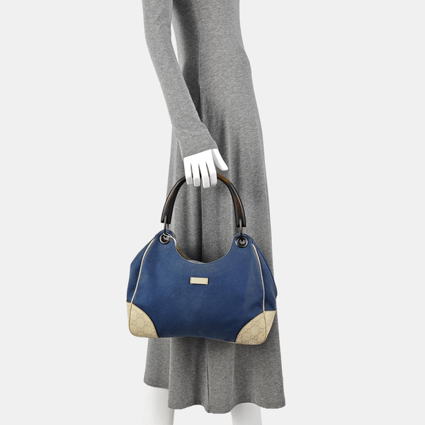 Fabric Tote Bag Blue