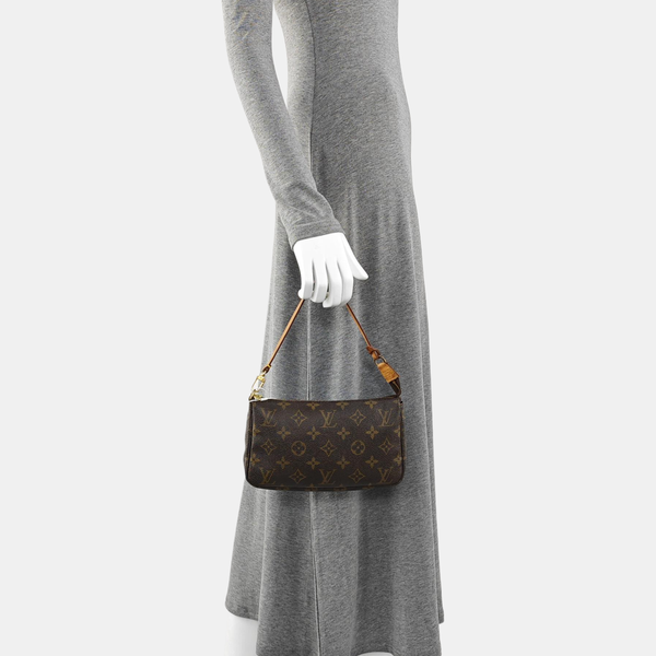 ACCESSOIRES Monogram Coated Canvas Brown