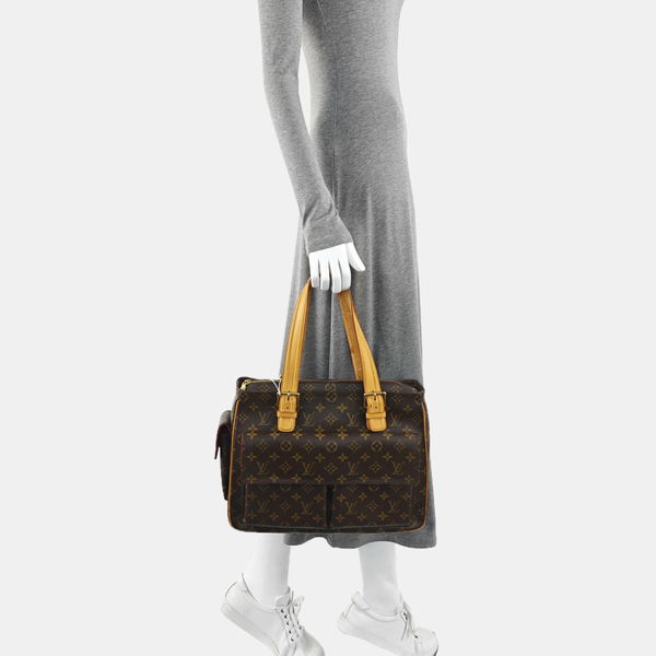MULTIPLE Monogram Coated Canvas Brown