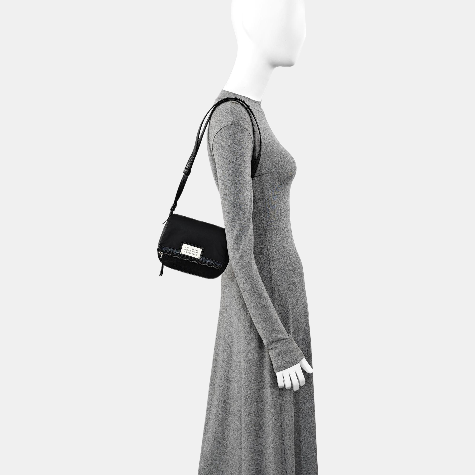 Nylon Shoulder Bag Black