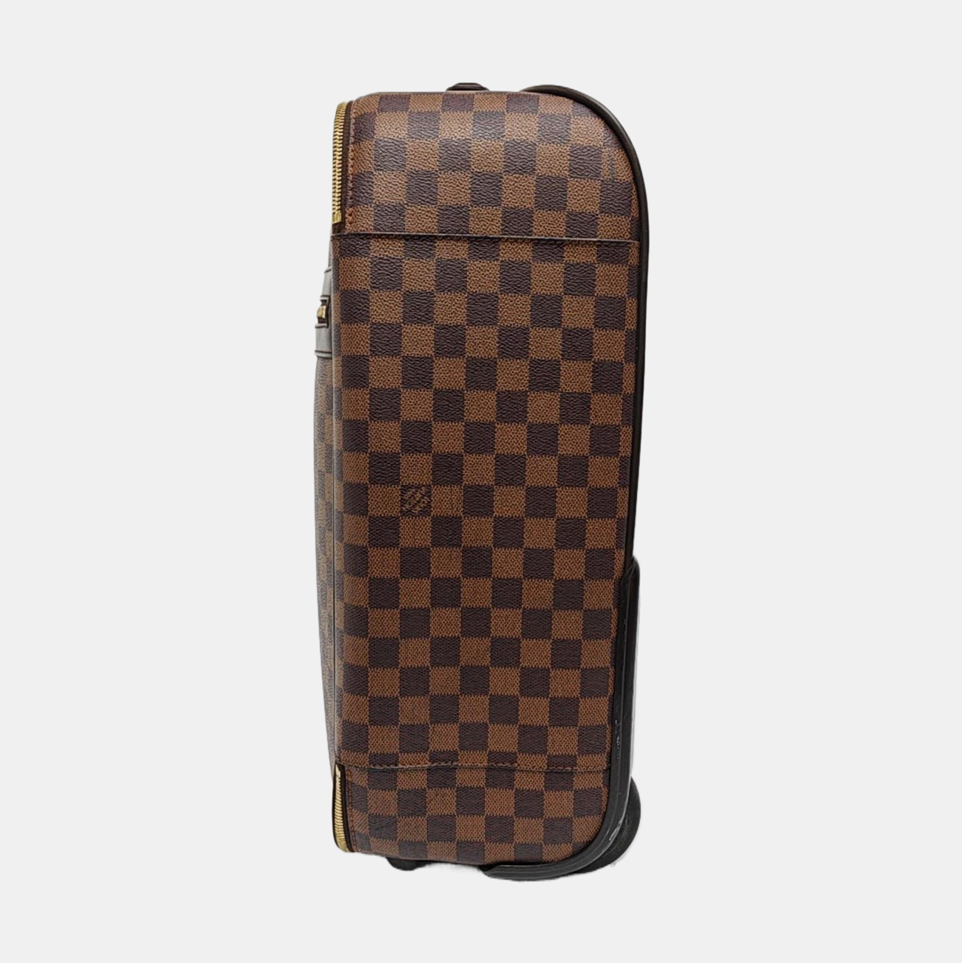 Authenticated pre-owned  PEGASE Damier Ebene Coated Canvas Brown - Luggage at Looply