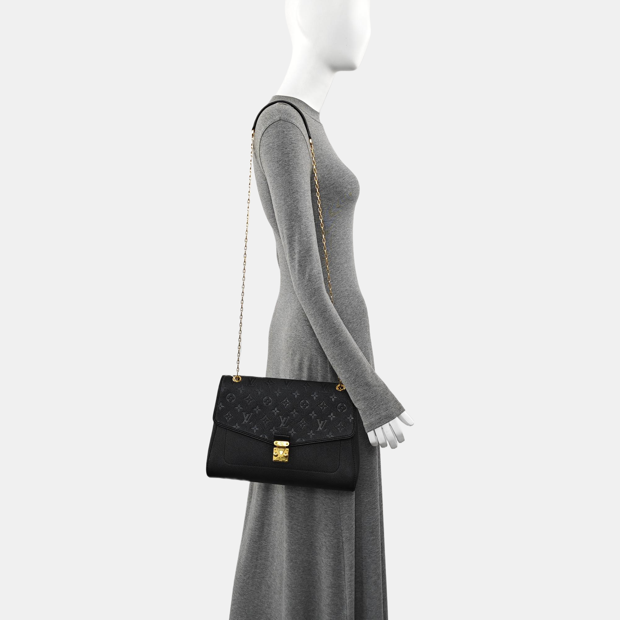 SAINT-GERMAIN Monogram Calfskin Black