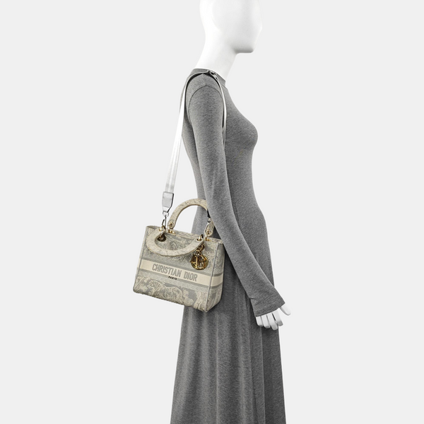 Lady D-Lite Medium Fabric Gray