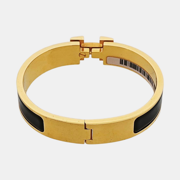 Clic H Metal Gold Bangle