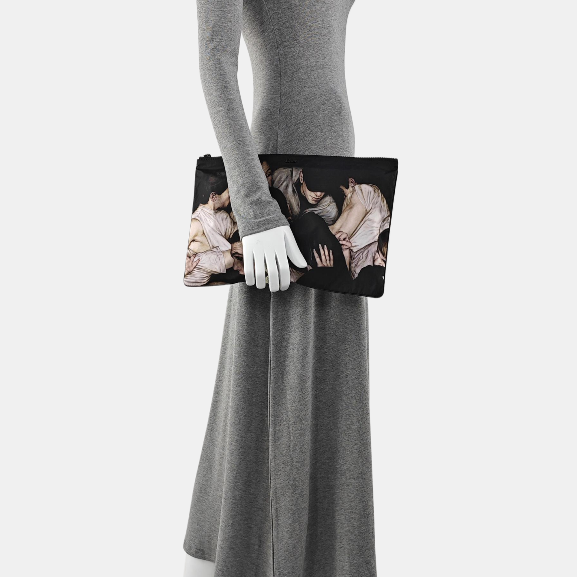 Nylon Clutch Black