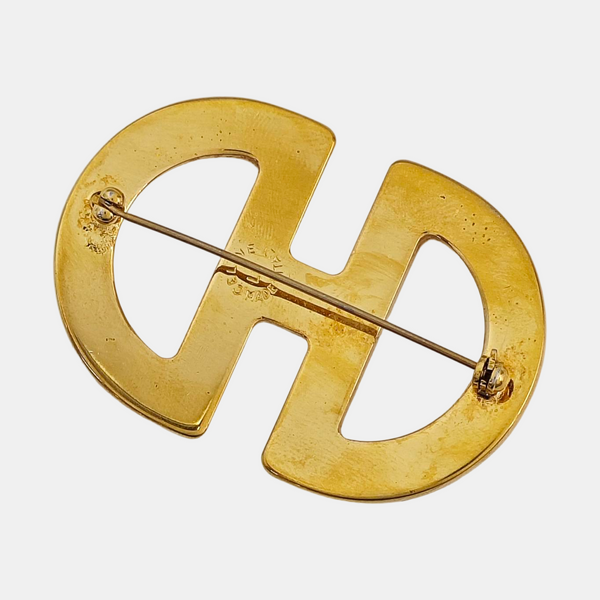 Metal Gold Brooch