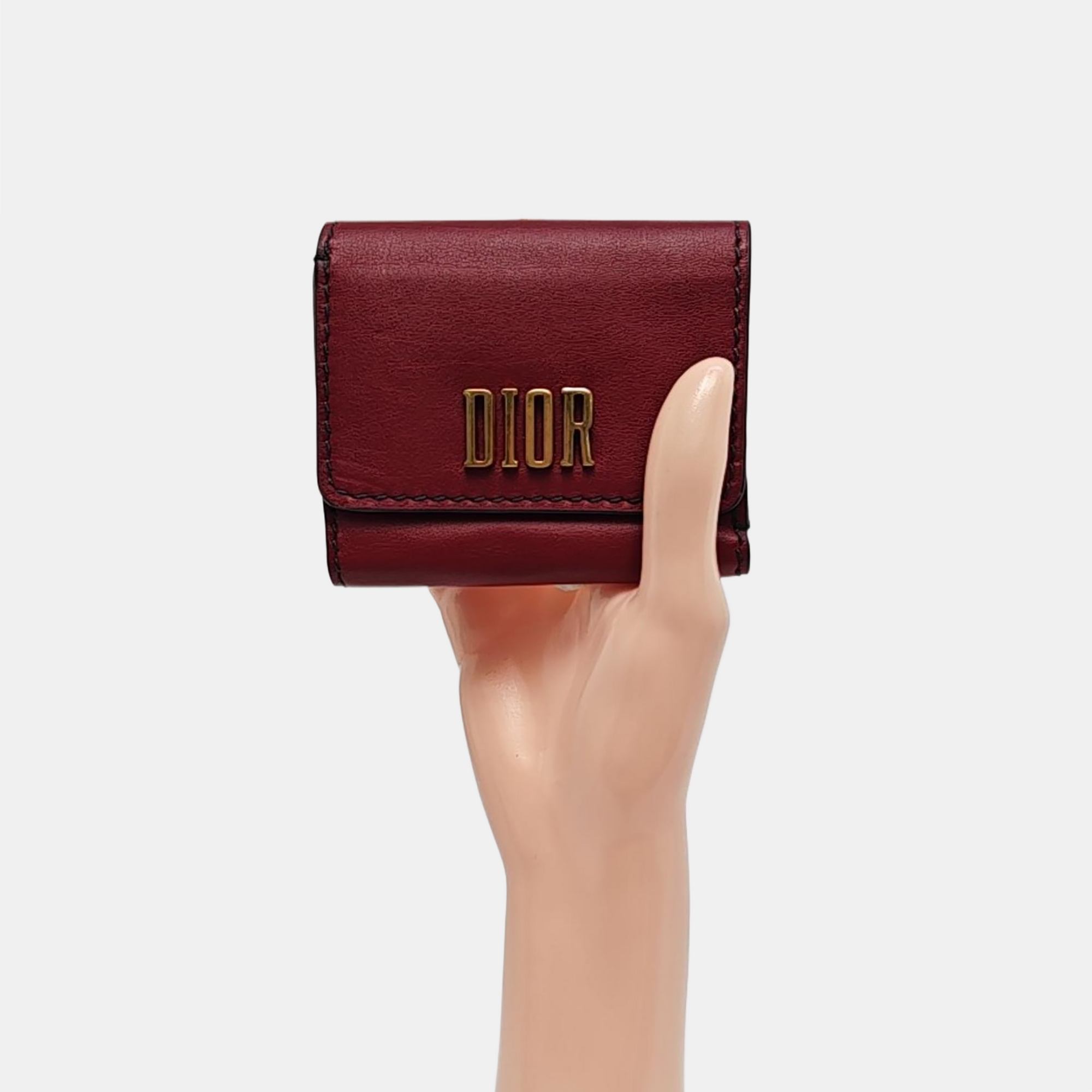 Calfskin Wallet Red