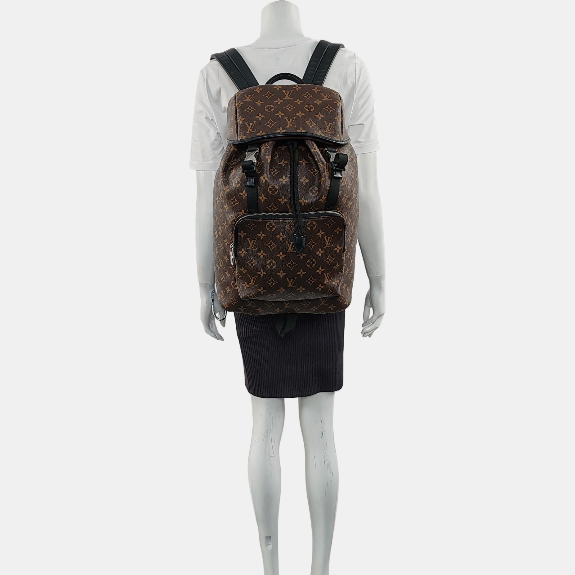 ZACK Monogram Coated Canvas Brown