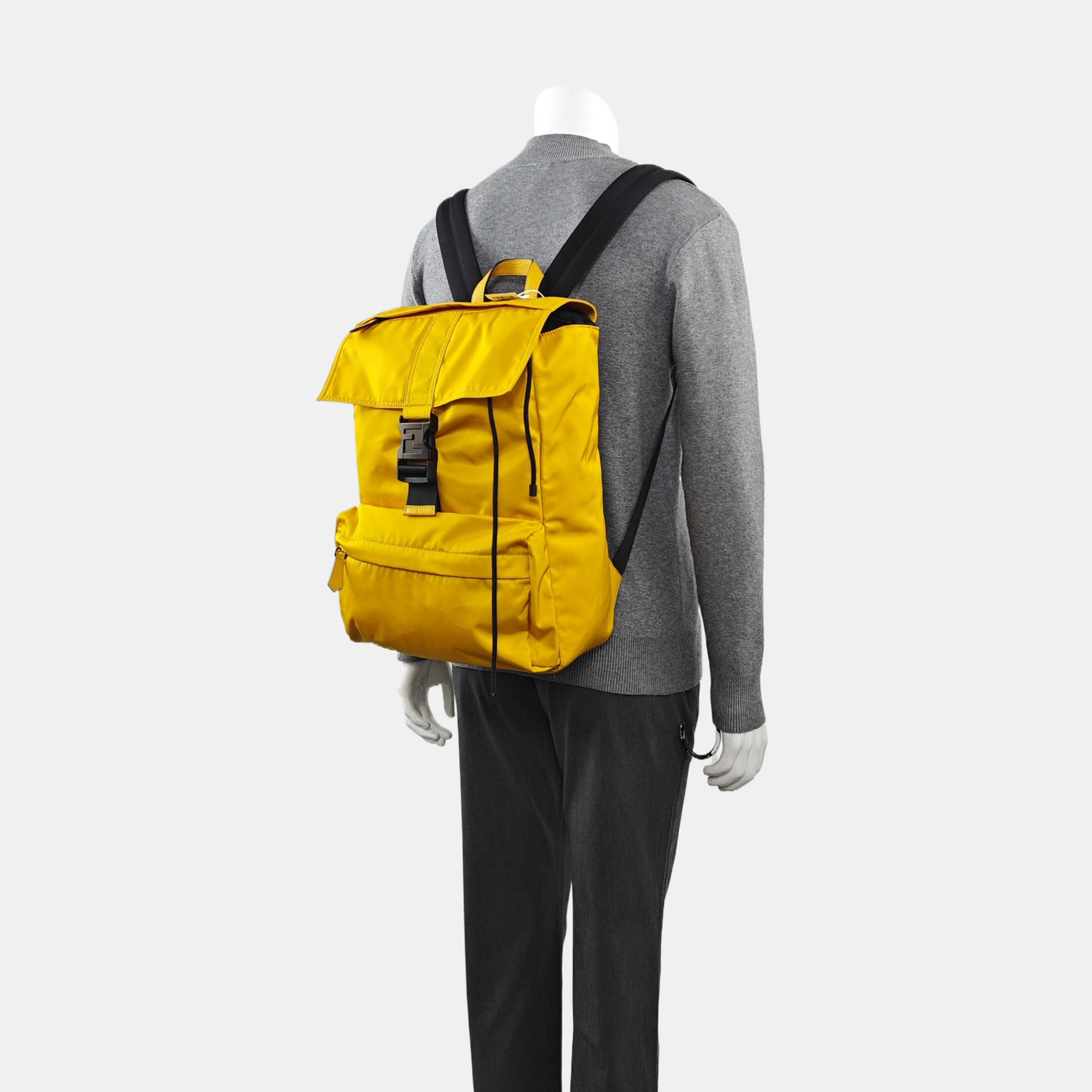 Fendiness Medium Nylon Yellow