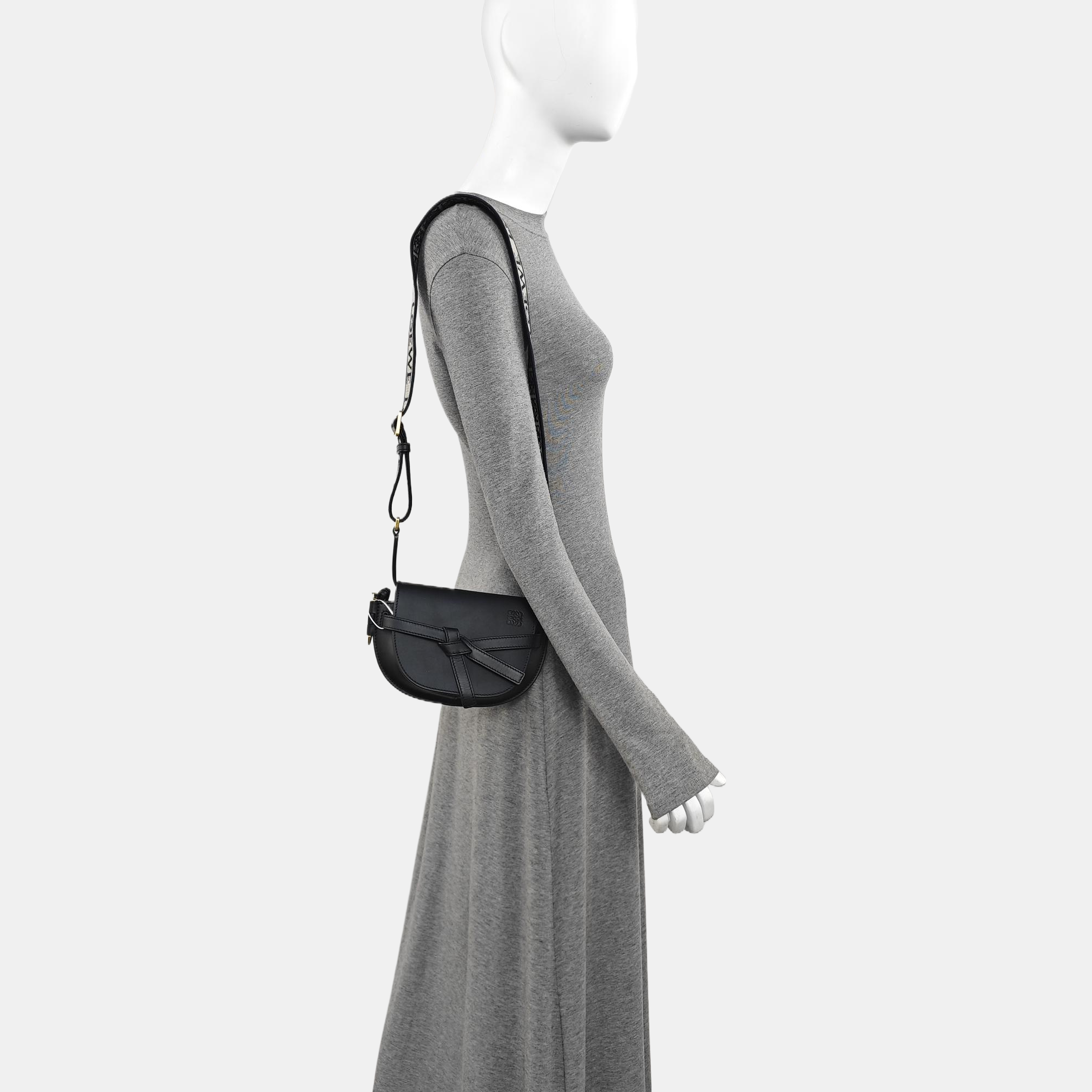 Gate Mini Calfskin Black