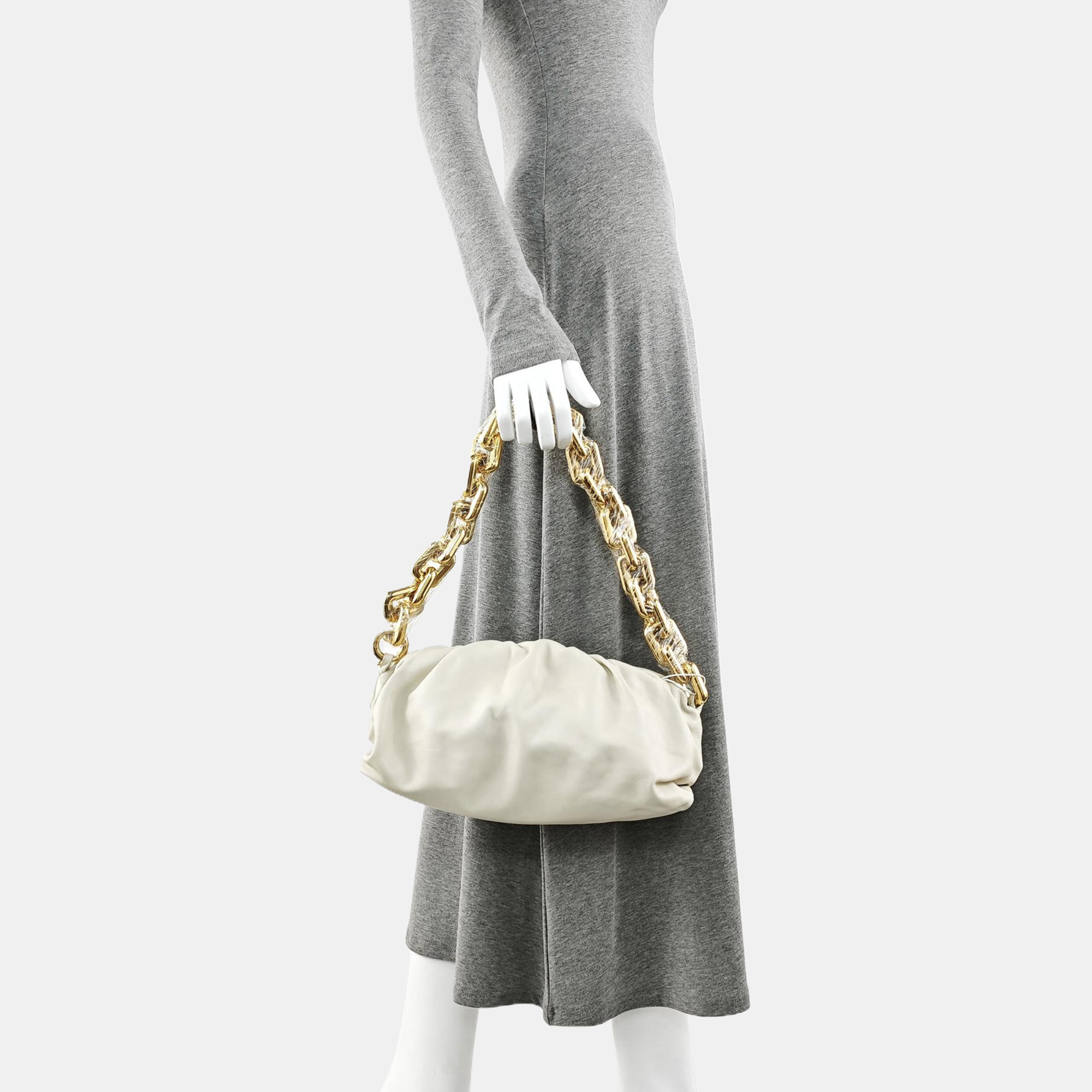 The Pouch Mini Calfskin White