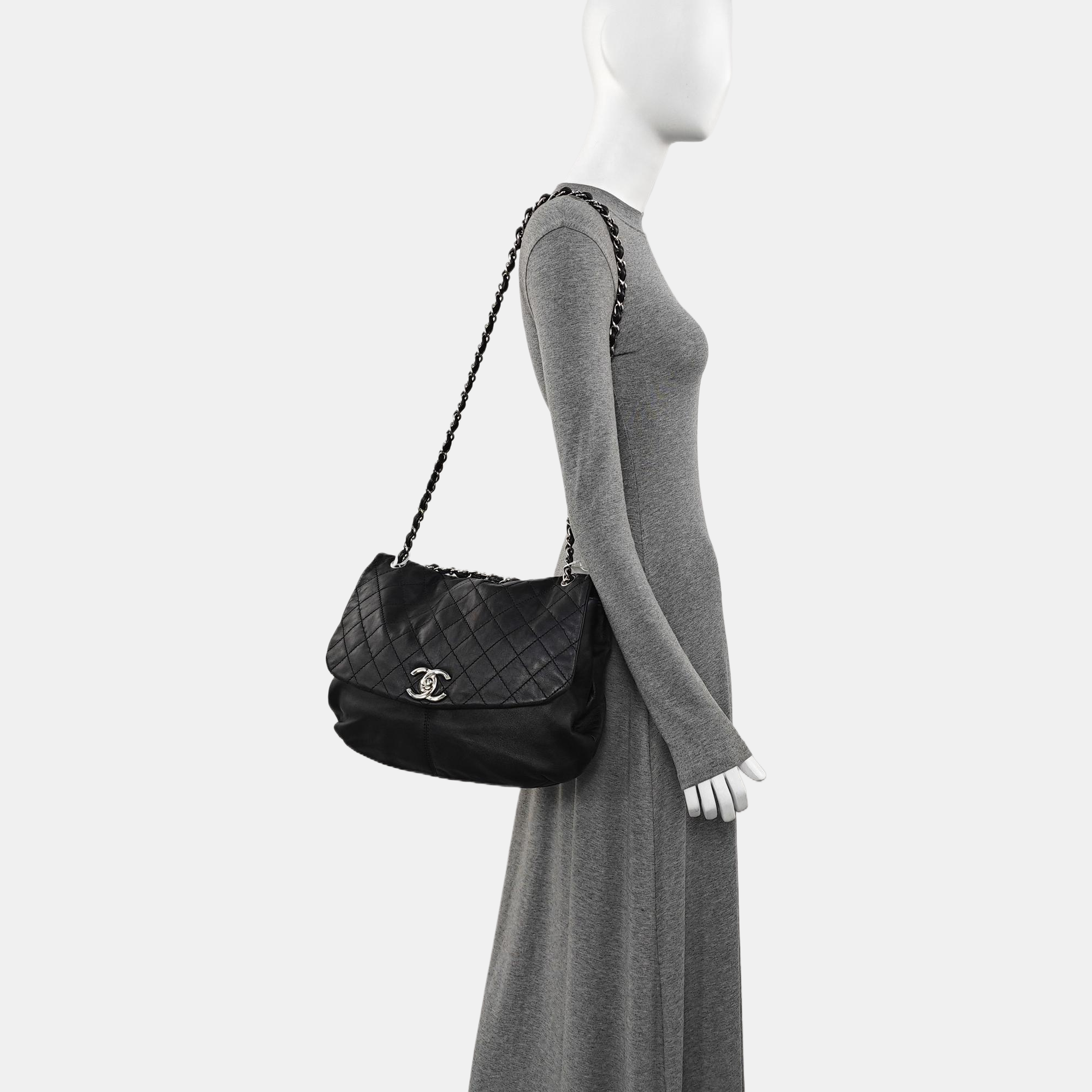 Quilted Lambskin Black
