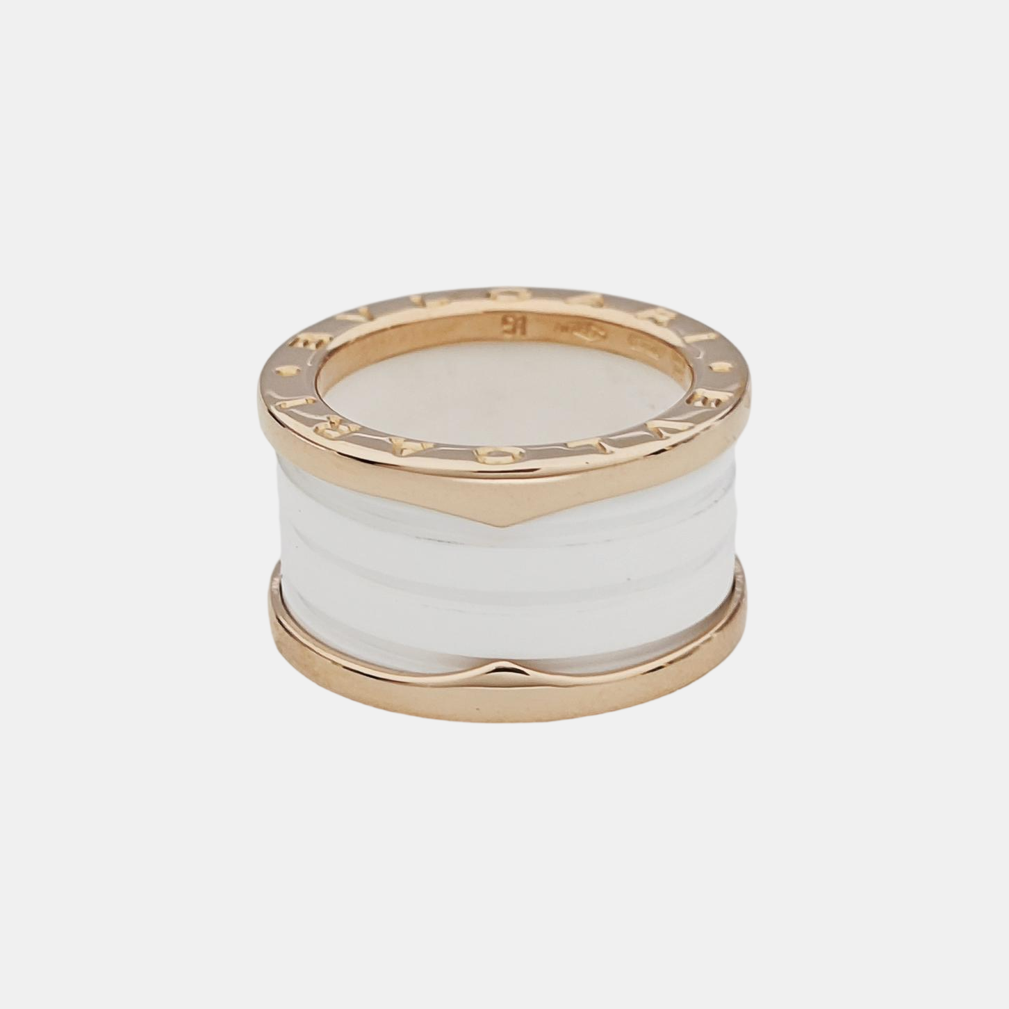 B.ZERO1 18k Rose Gold Ring EU 51