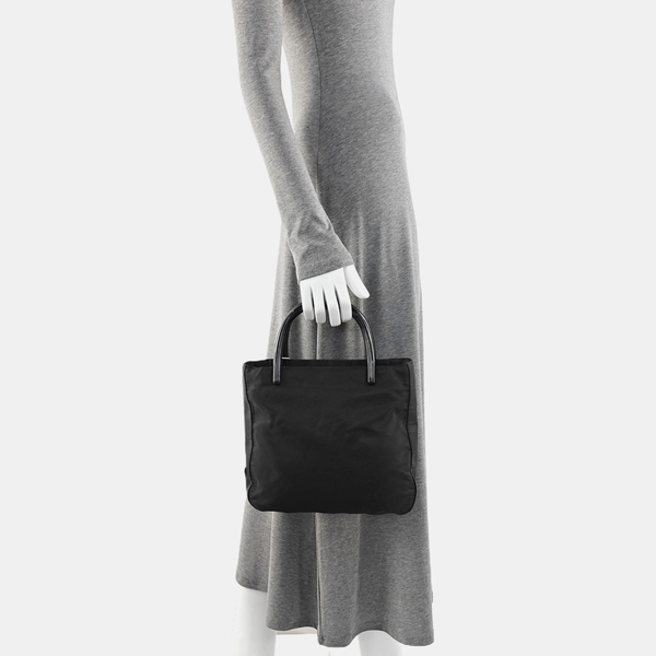 Nylon Tote Bag Black