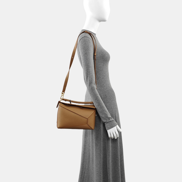 Puzzle Small Calfskin Brown