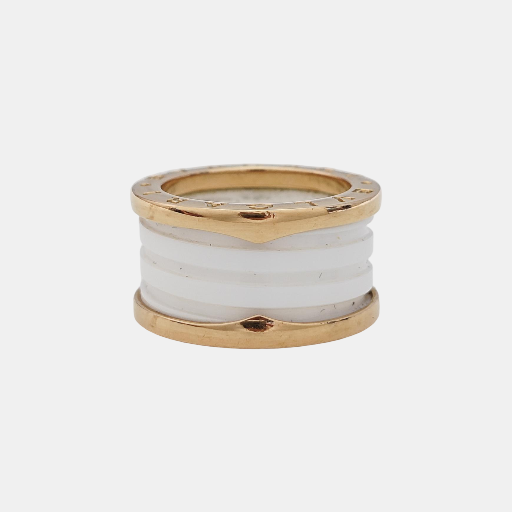 B.ZERO1 18k Rose Gold Ring EU 53