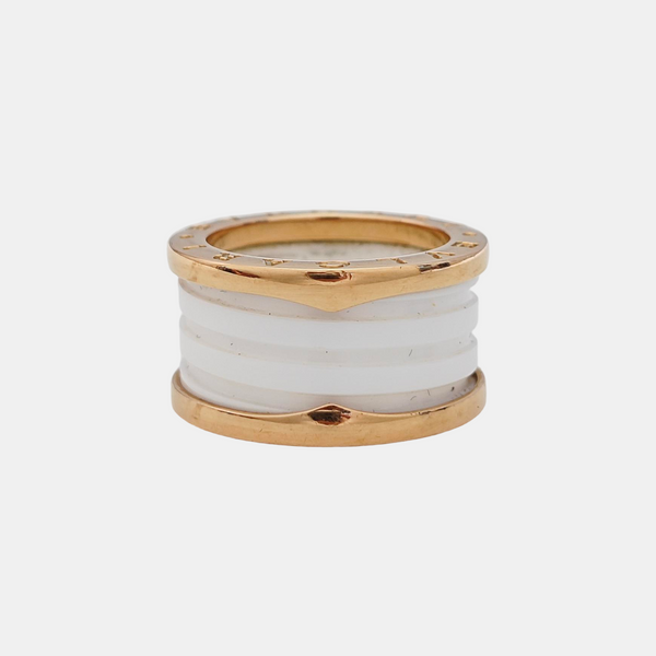 B.ZERO1 18k Rose Gold Ring EU 53