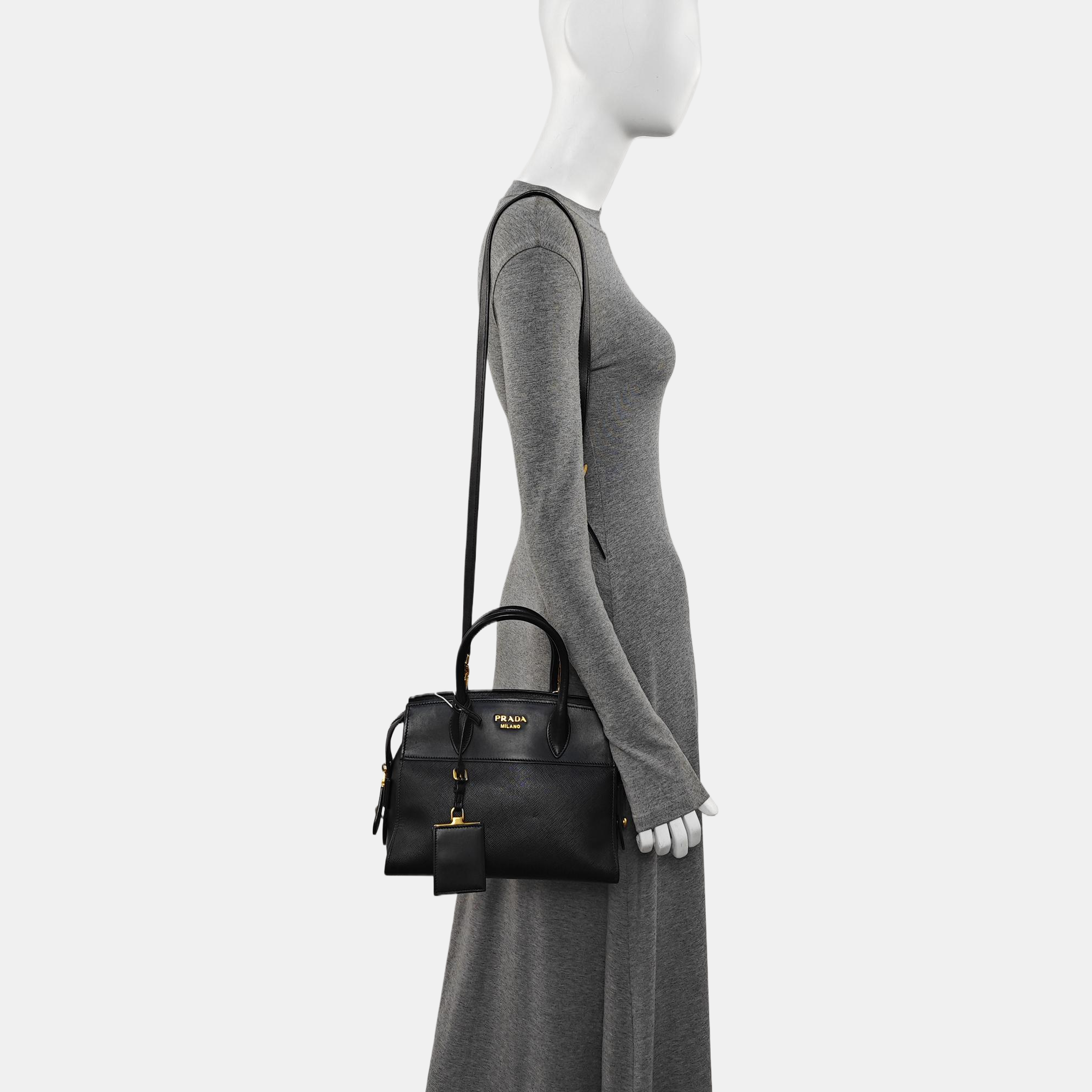 Esplanade Saffiano Calfskin Black