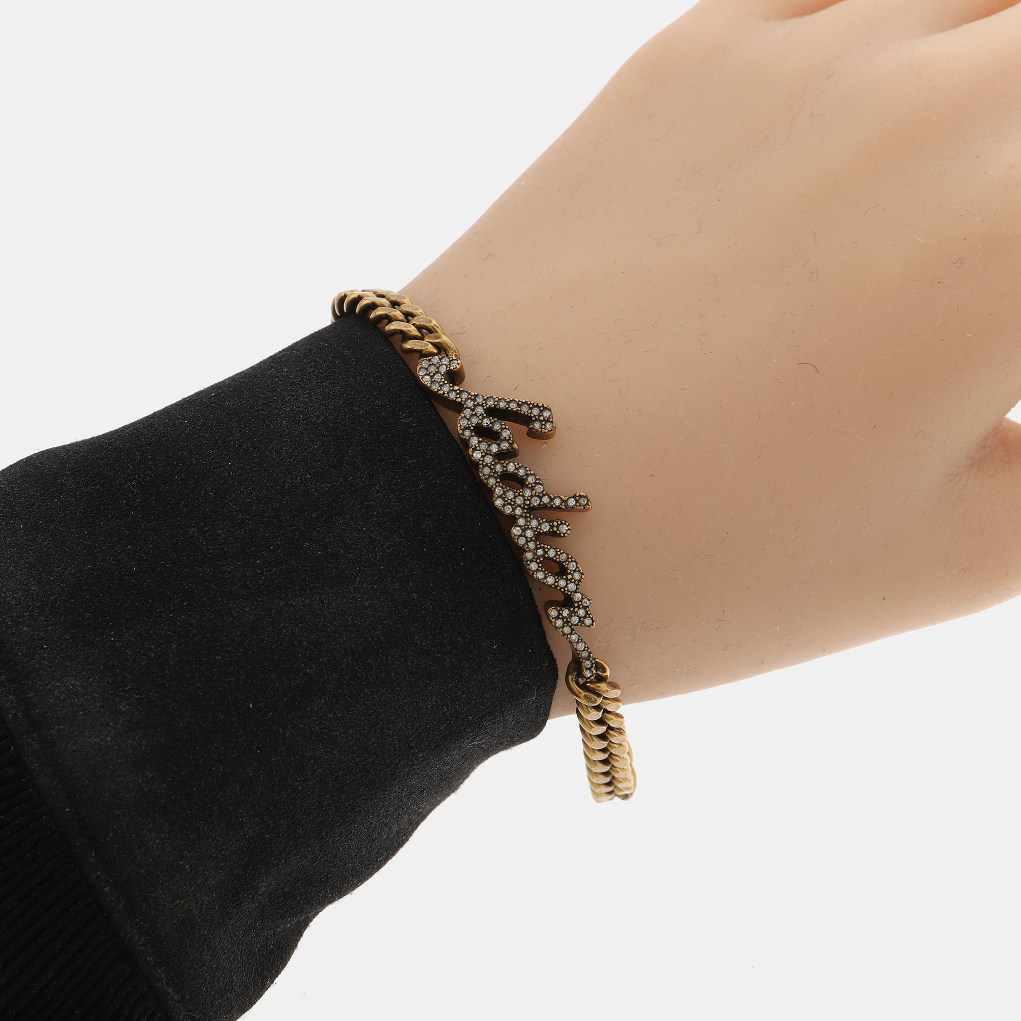 Pulsera J'adior de metal dorado