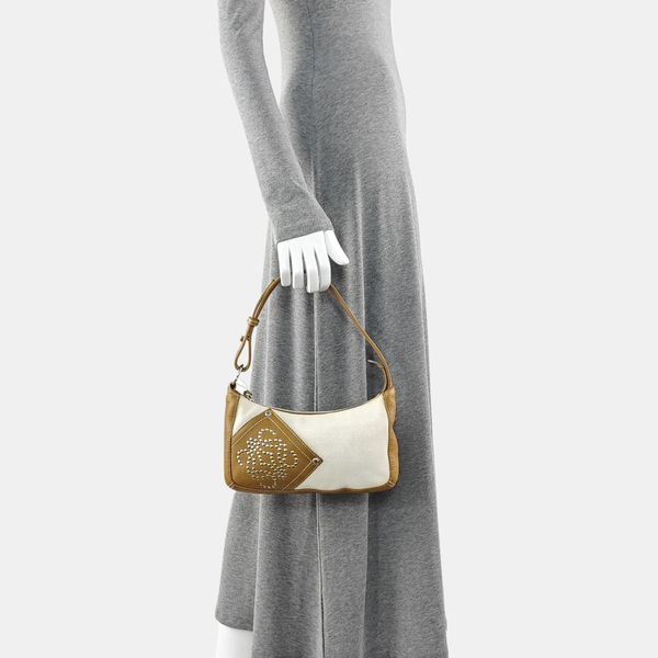 Canvas Top Handle Bag Multicolor