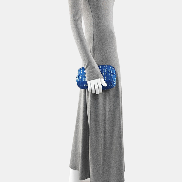 Nylon Clutch Blue