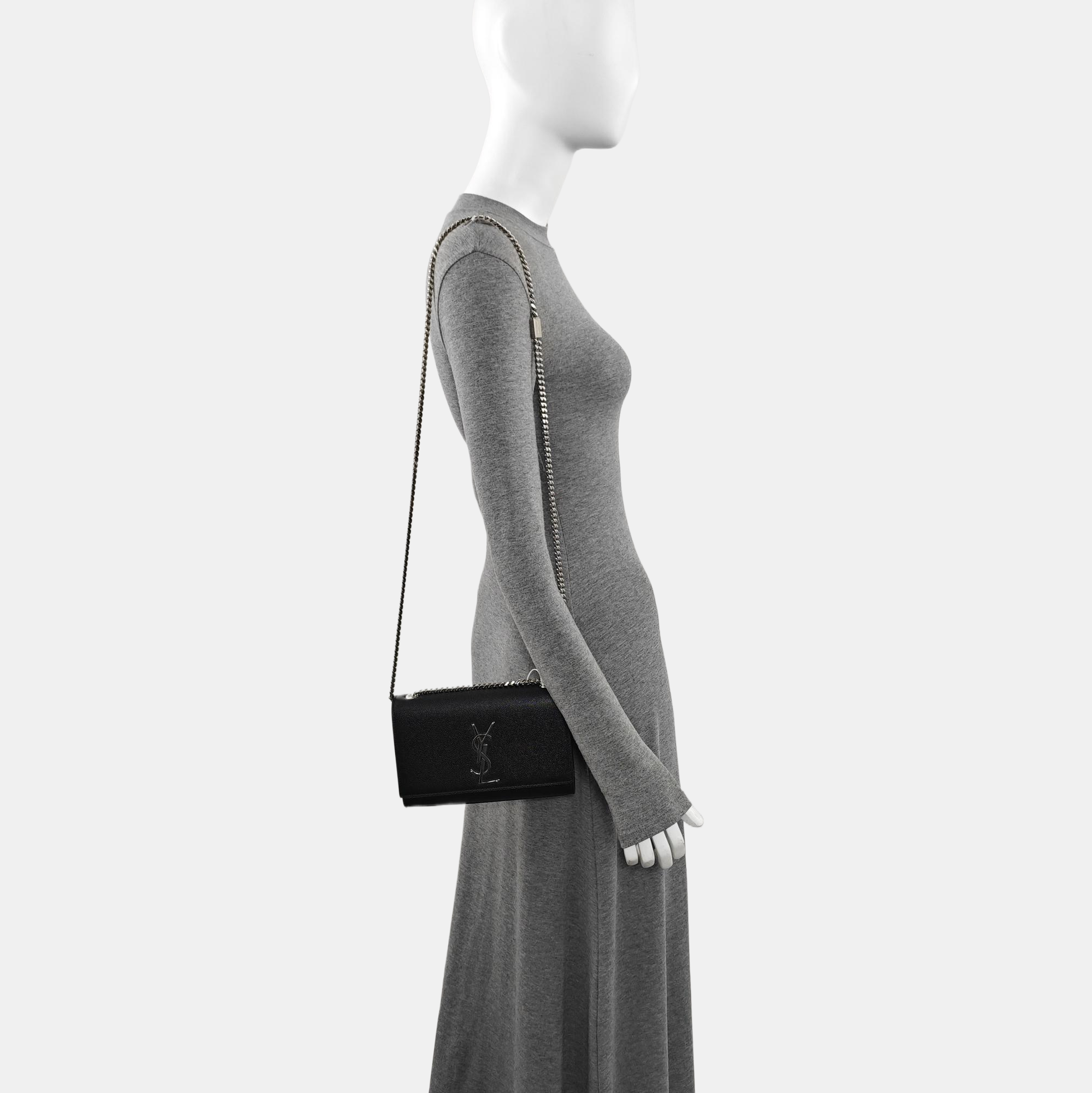 KATE Small Calfskin Black