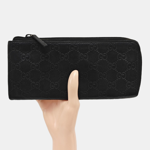 Monogram Calfskin Clutch Black