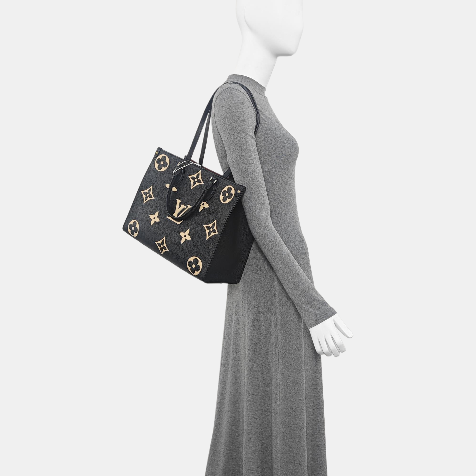 ONTHEGO MM Monogram Calfskin Black