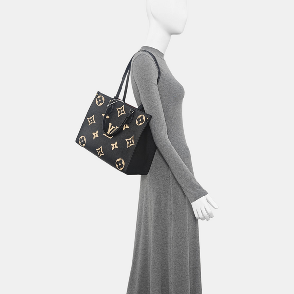 ONTHEGO MM Monogram Calfskin Black