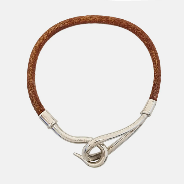 Jumbo Hook Metal Brown Bracelet
