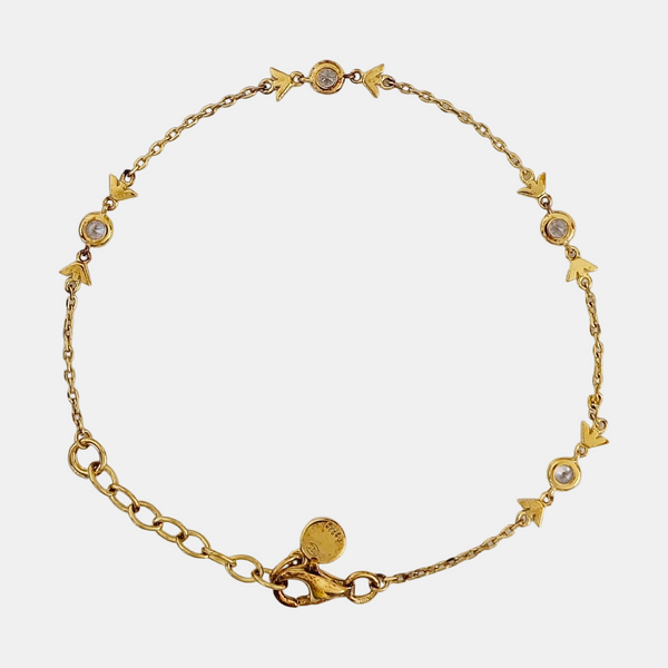 925 Sterling Silver Gold Bracelet