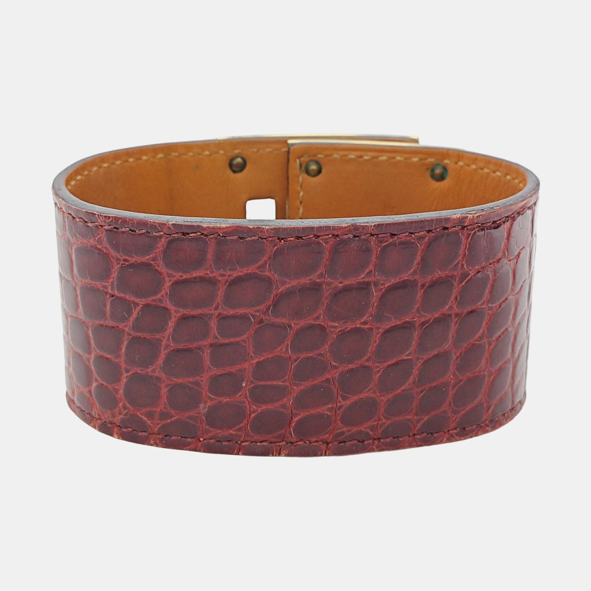 Kelly Dog Leather Red Bracelet