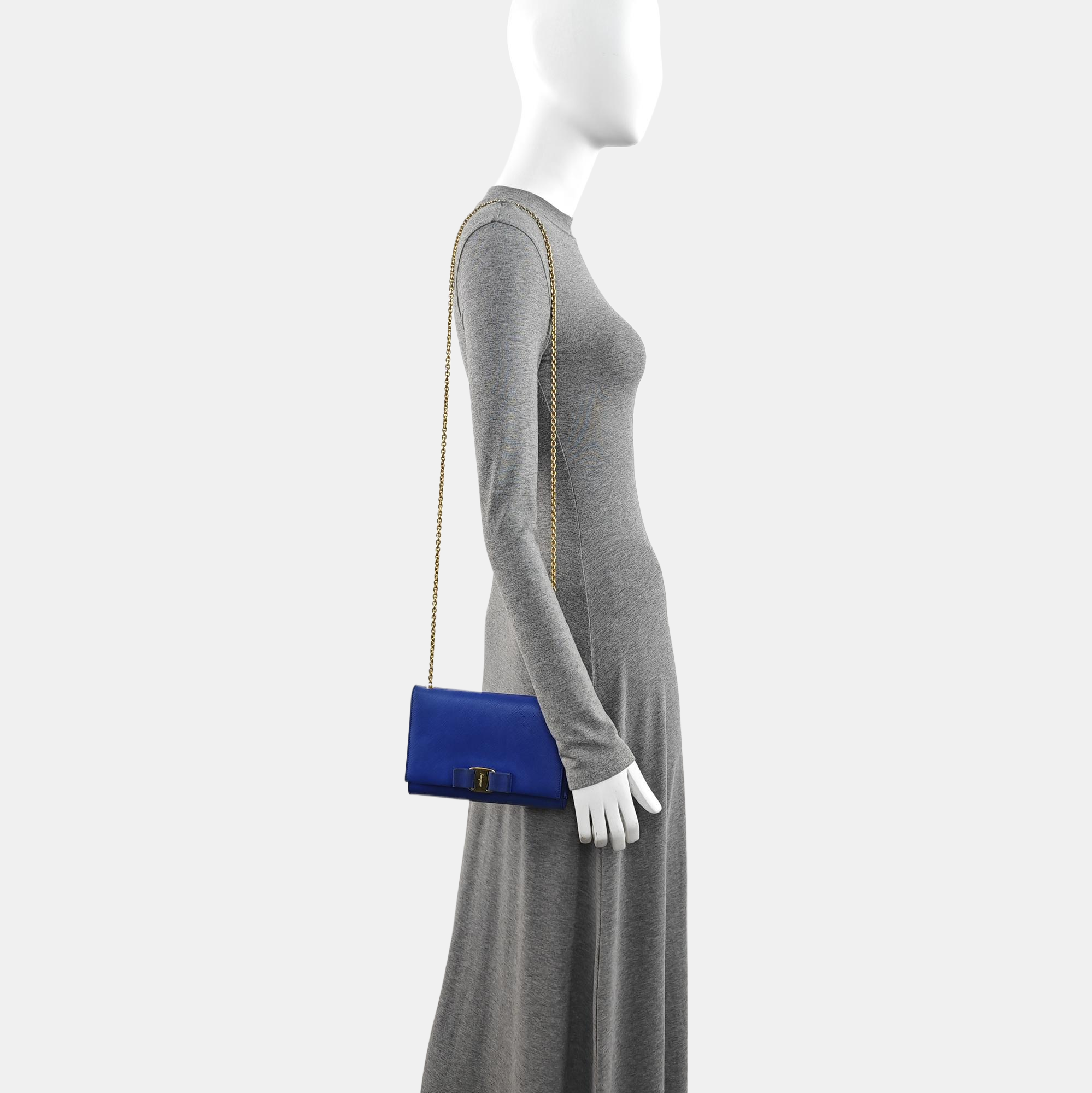 Ginny Calfskin Blue